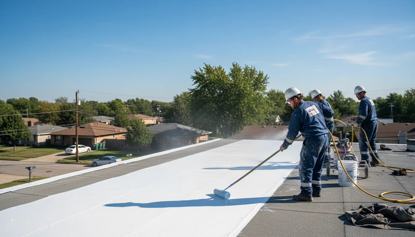 Commercial roof coating in Springbrook, IA near me
